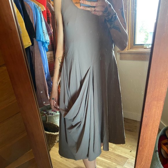 PORTO SF Grey Abstract Stretch Dress - Picture 4 of 4